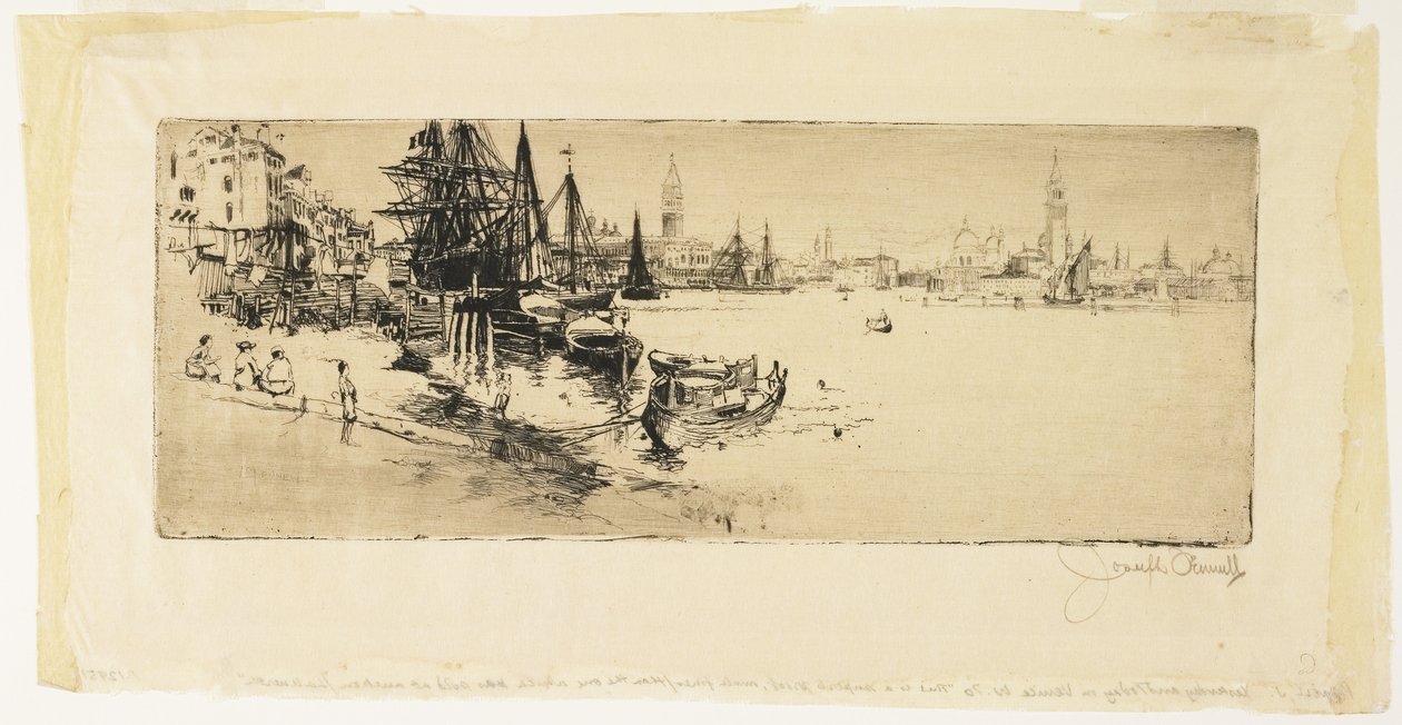 Ieri e oggi a Venezia, 1883 da Joseph Pennell
