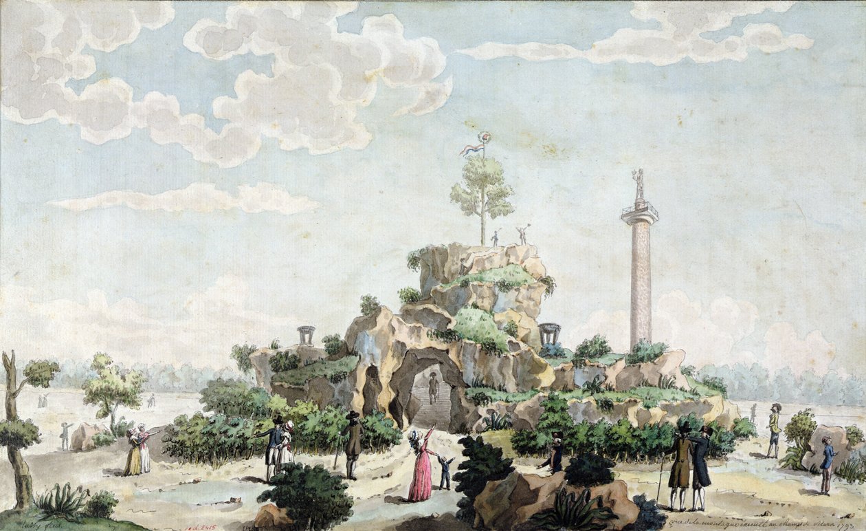 Montagna artificiale costruita nel 1793 sul Campo di Marte da Joseph Tassy