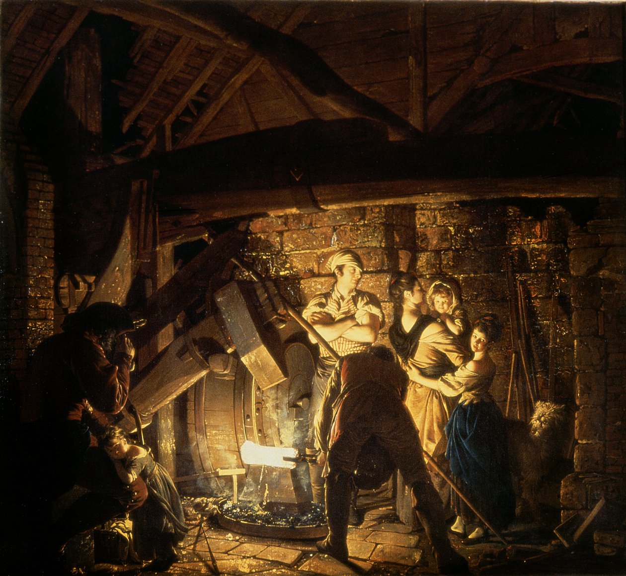 La fucina del ferro, 1772 da Joseph Wright of Derby