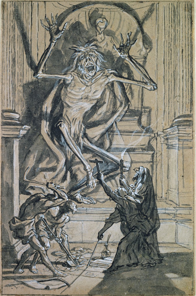 Quattro ladri di tombe risvegliano un fantasma da Joseph Werner