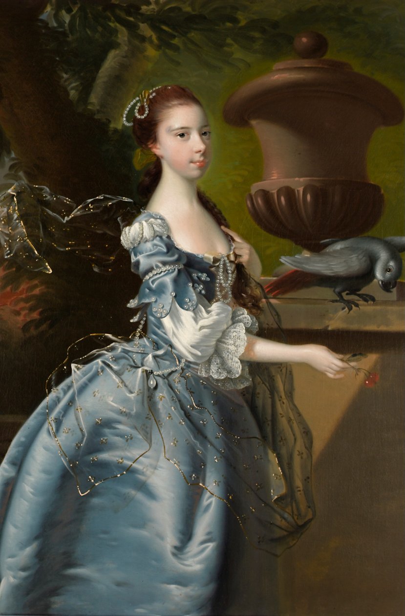 Miss Jane Monck, 1760 da Joseph Wright of Derby