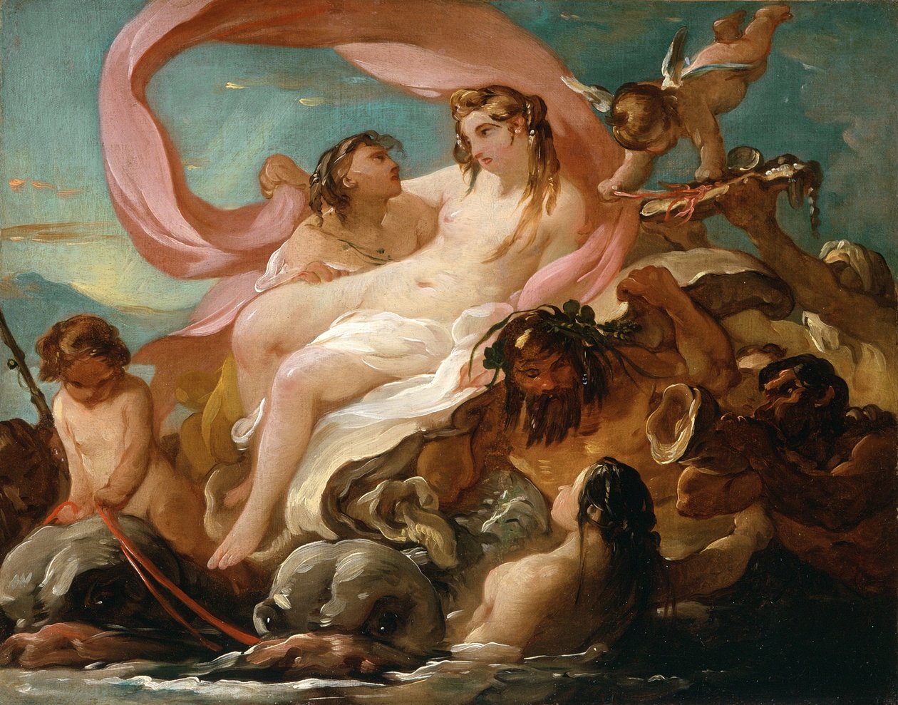 Venere emergente dal mare, c.1754-5 da Joseph Marie, the Elder Vien