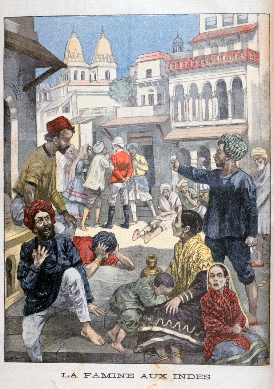 Carestia in India, 1900 da Joseph Belon