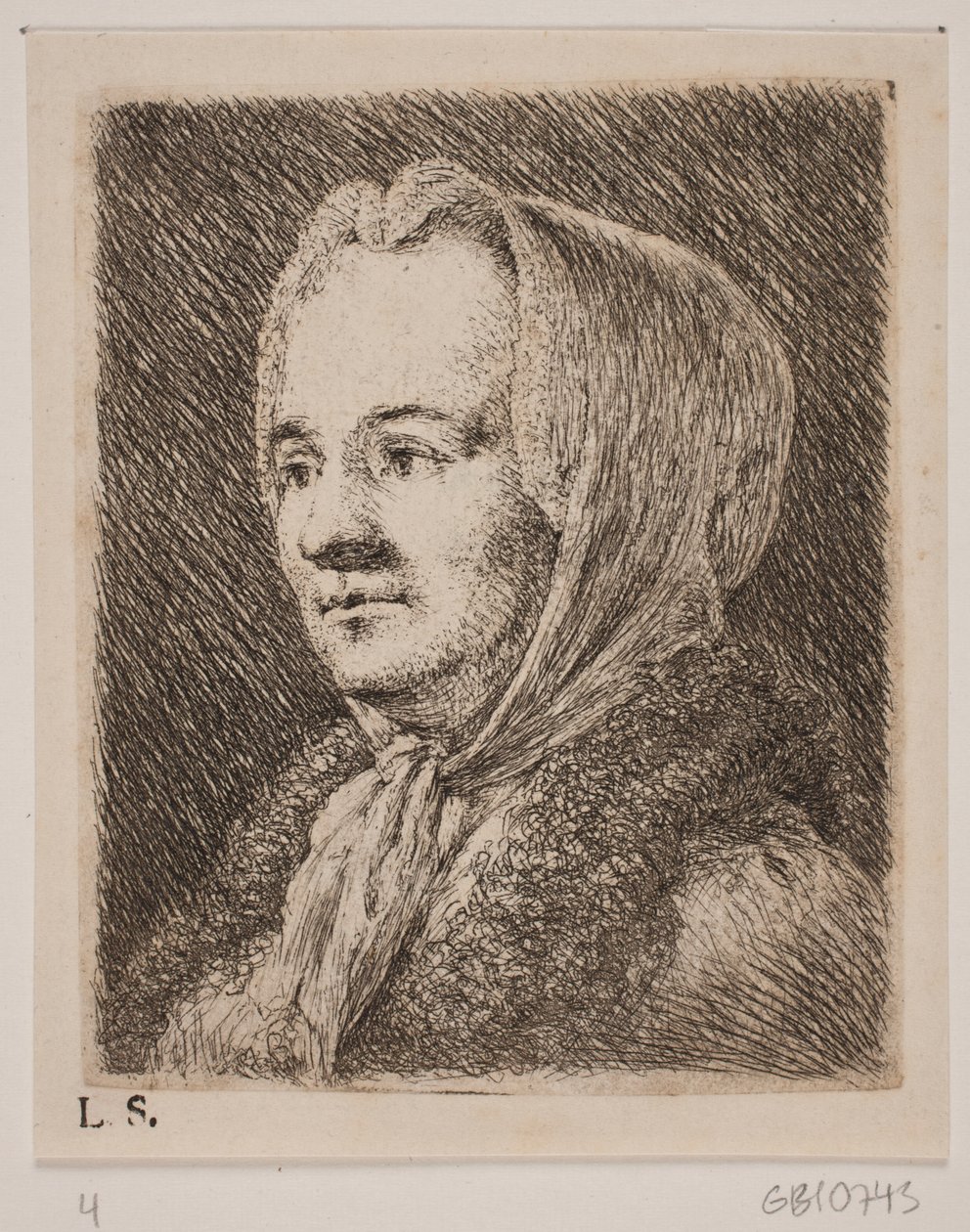 Ritratto di una donna di mezza età da Joseph Brecheisen