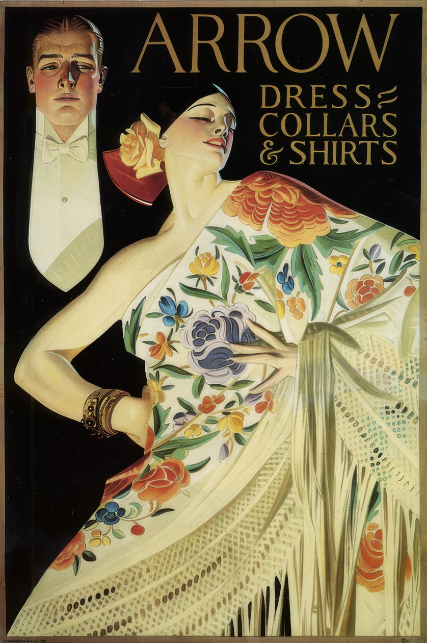 Colletti e camicie Arrow da Joseph C. Leyendecker