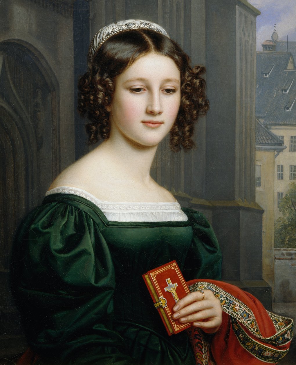 Ritratto di Anna Hillmaier da Joseph Carl Stieler