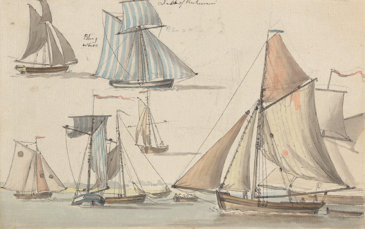 Duca di Richmond: Sloop, Schooner, Barche a remi da Joseph Cartwright