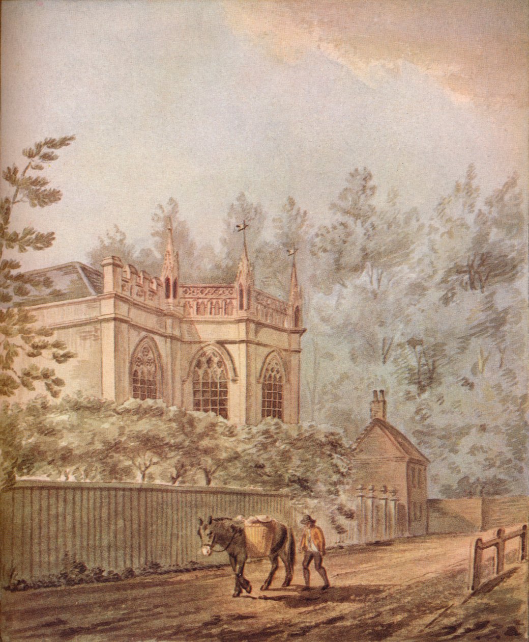 Strawberry Hill, XVIII secolo, 1922 da Joseph Charles Barrow