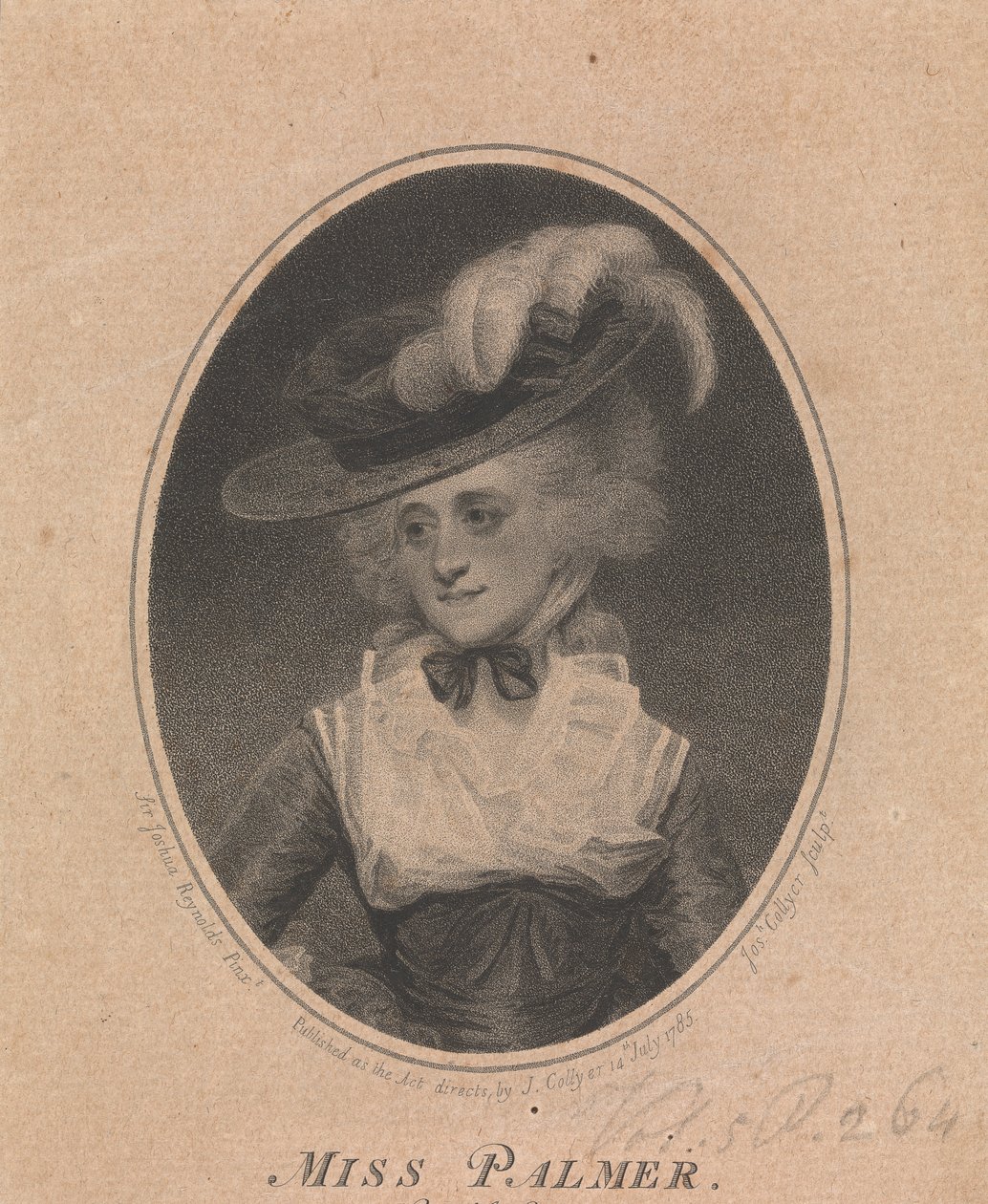 Miss Mary Palmer da Joseph Collyer