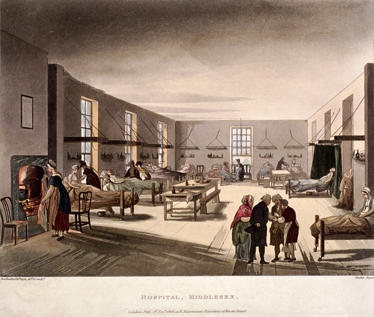 Mortimer Street, Marylebone, Londra da Joseph Constantine Stadler