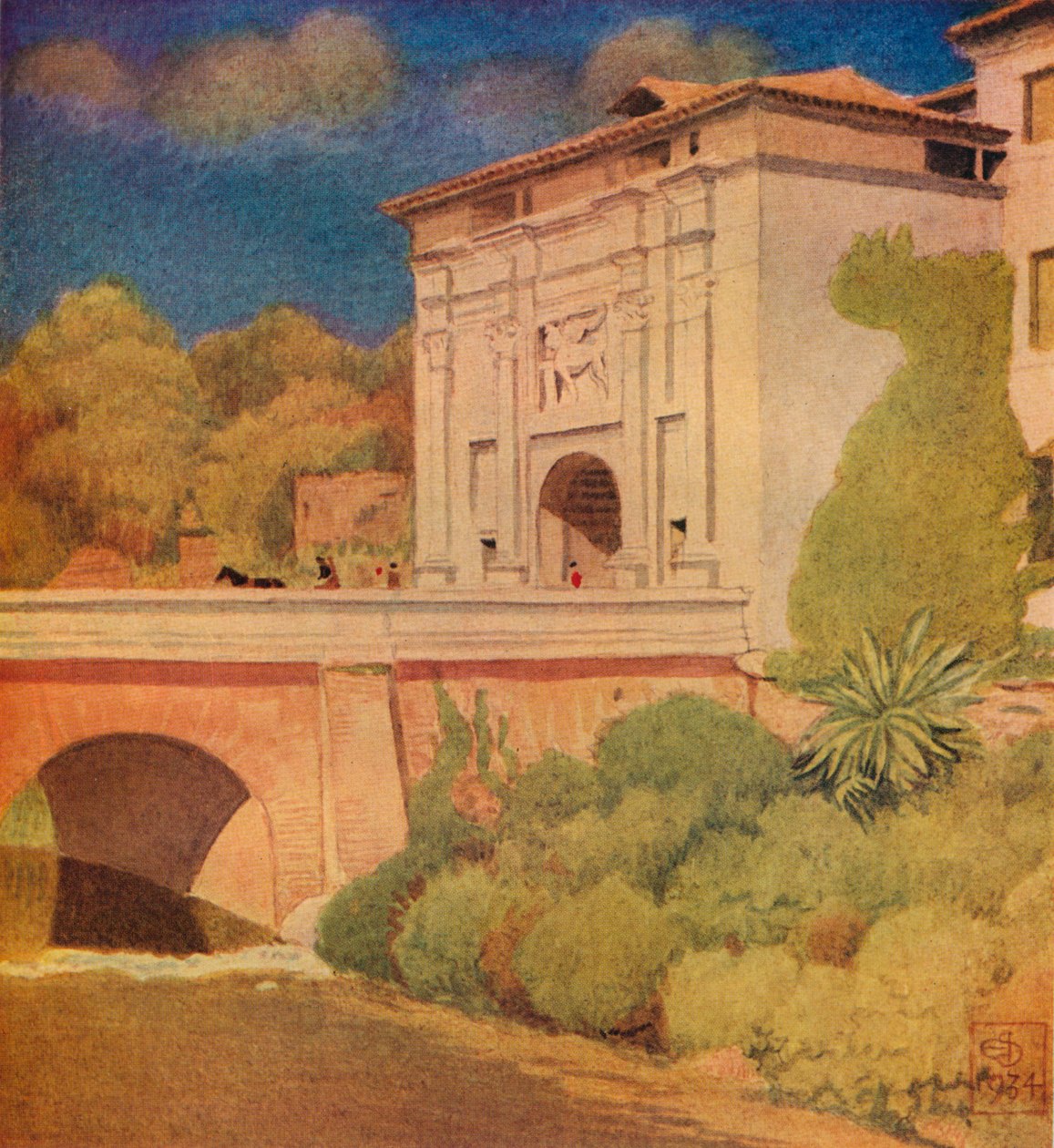 Porta Cavour, Treviso da Joseph Edward Southall