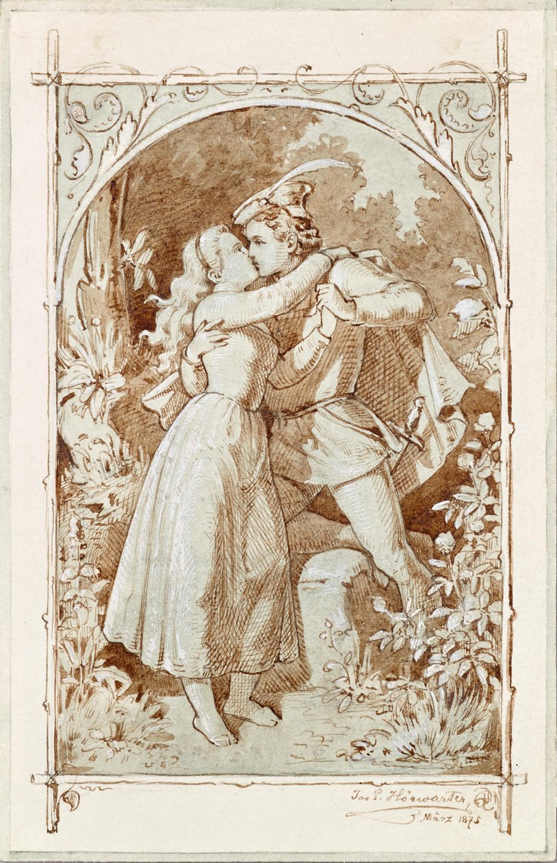 Il bacio da Joseph Eugen Hörwarter