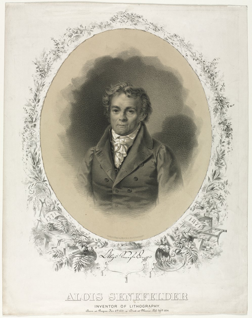 Alois Senefelder da Joseph F. Knapp
