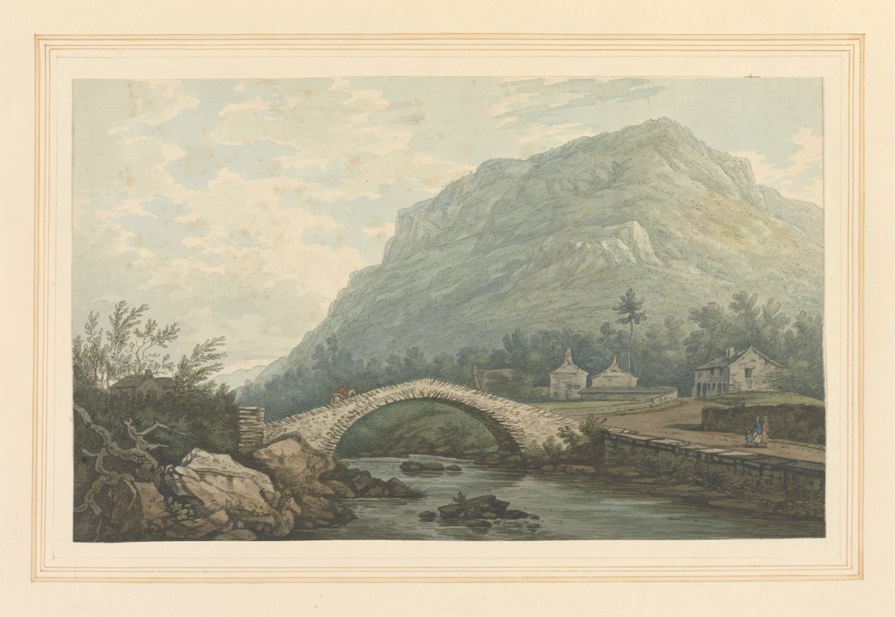 Veduta del Ponte e del Villaggio di Rydal da Joseph Farington