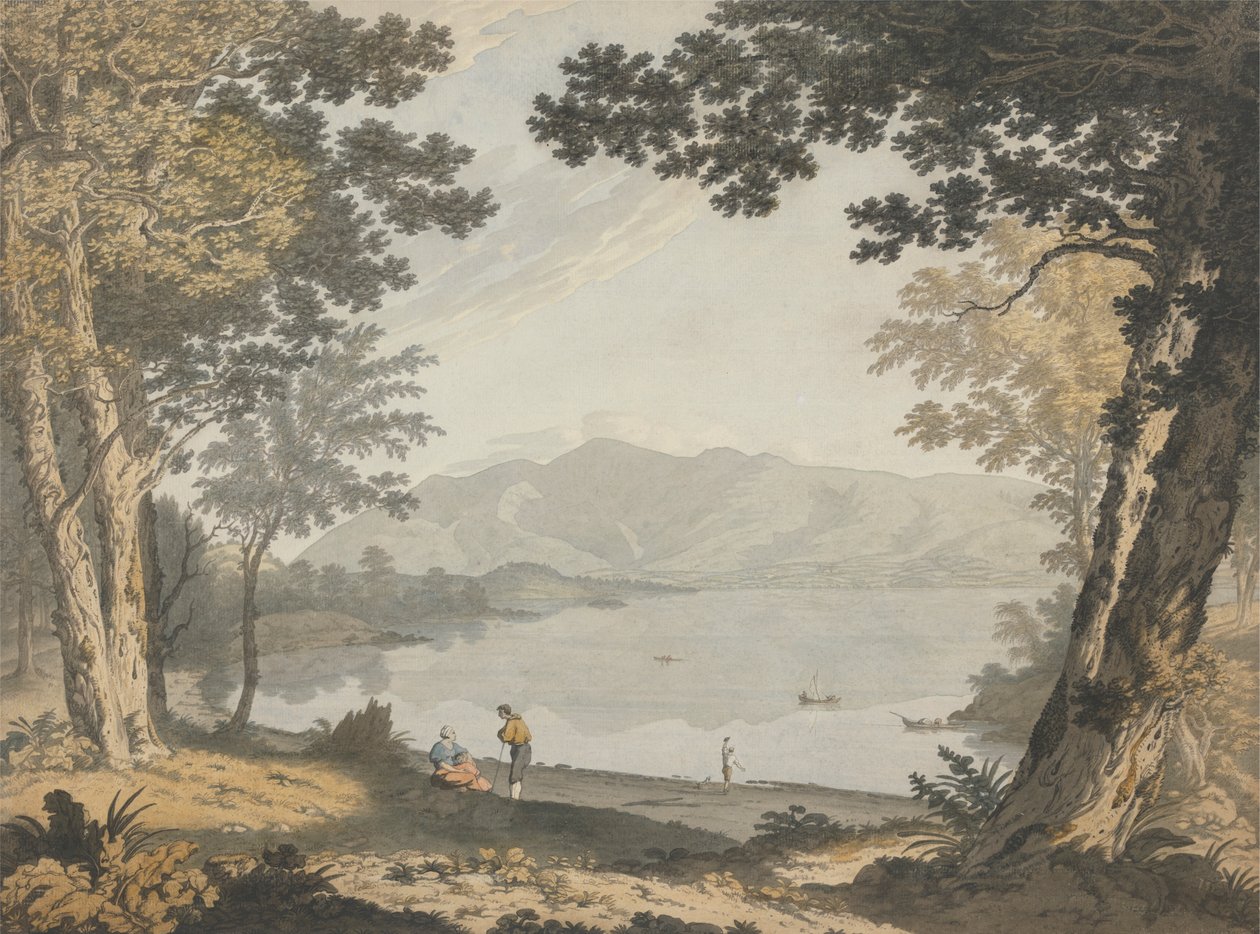 Vista di Skiddaw e Derwentwater da Joseph Farington