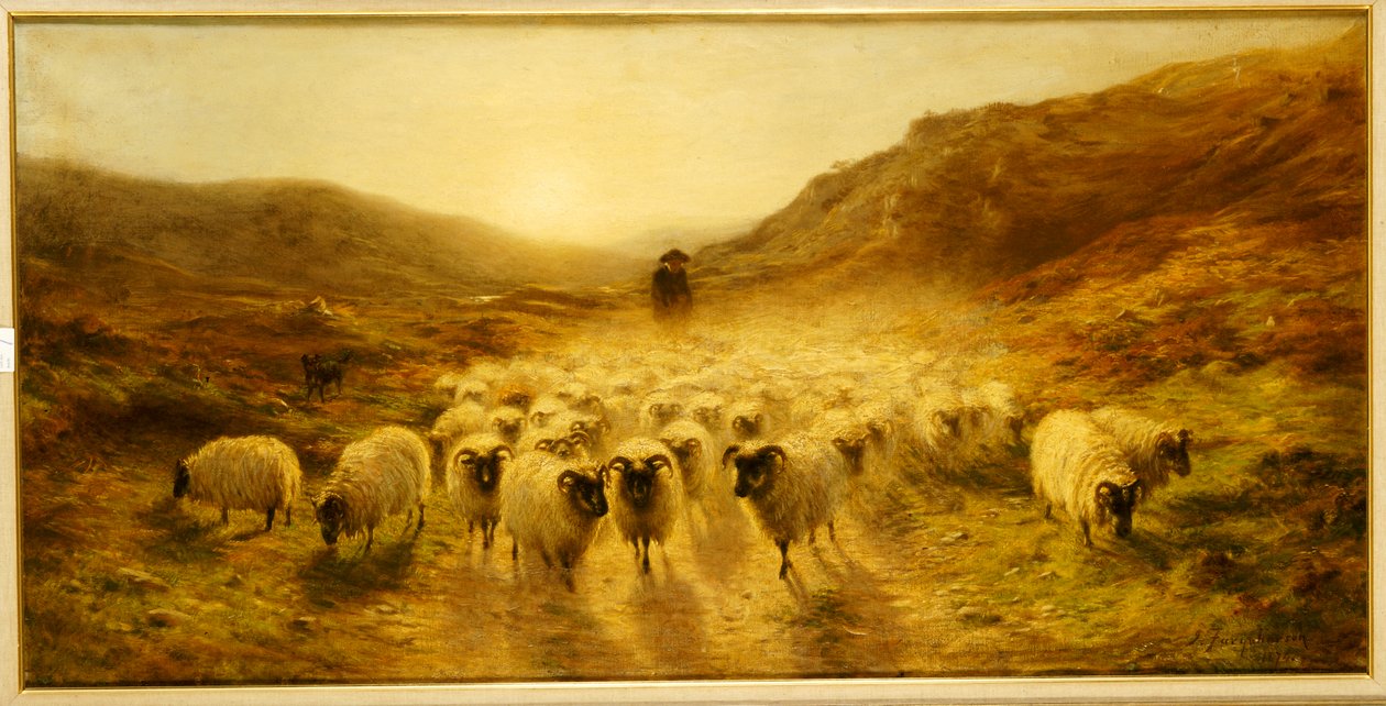 Lasciando le colline, 1874 da Joseph Farquharson