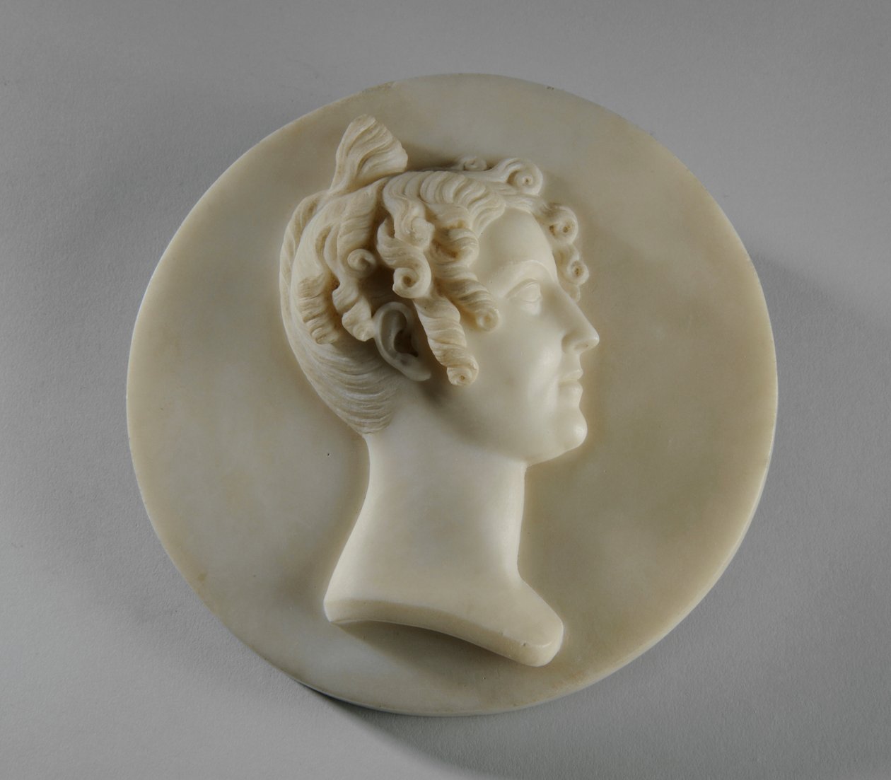Ritratto medaglione di Harriet Gott da Joseph Gott