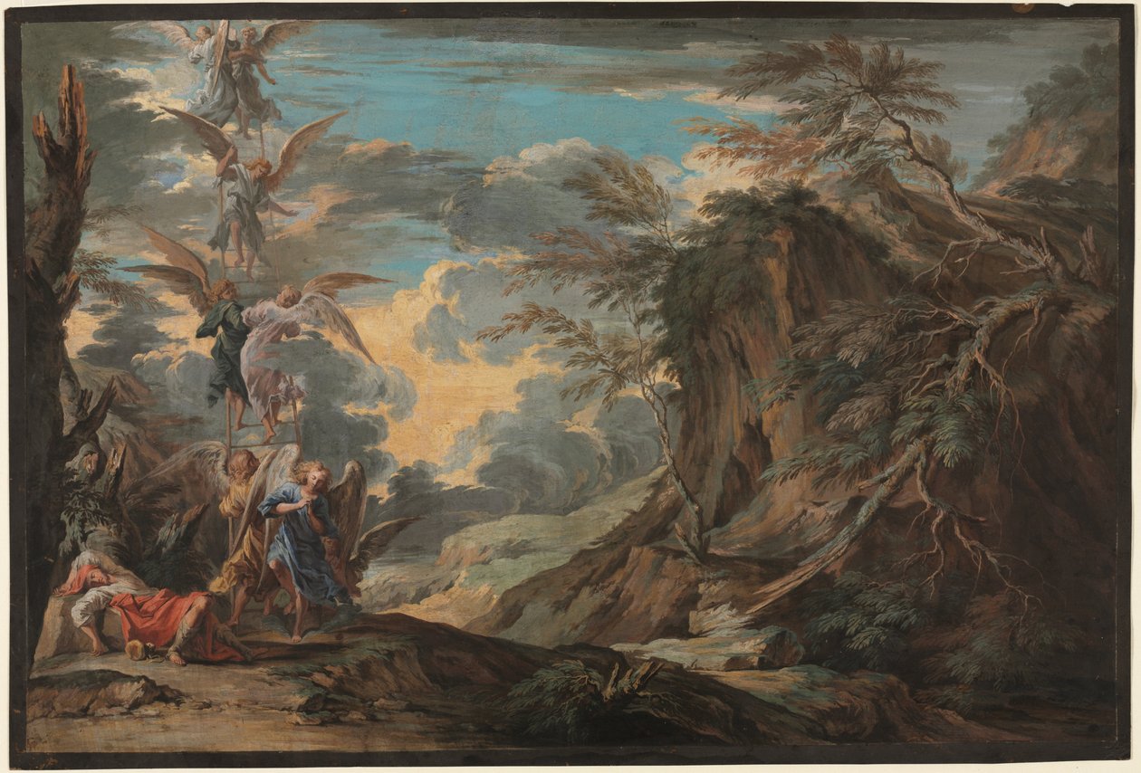 Il sogno di Giacobbe, c.1720 da Joseph Goupy
