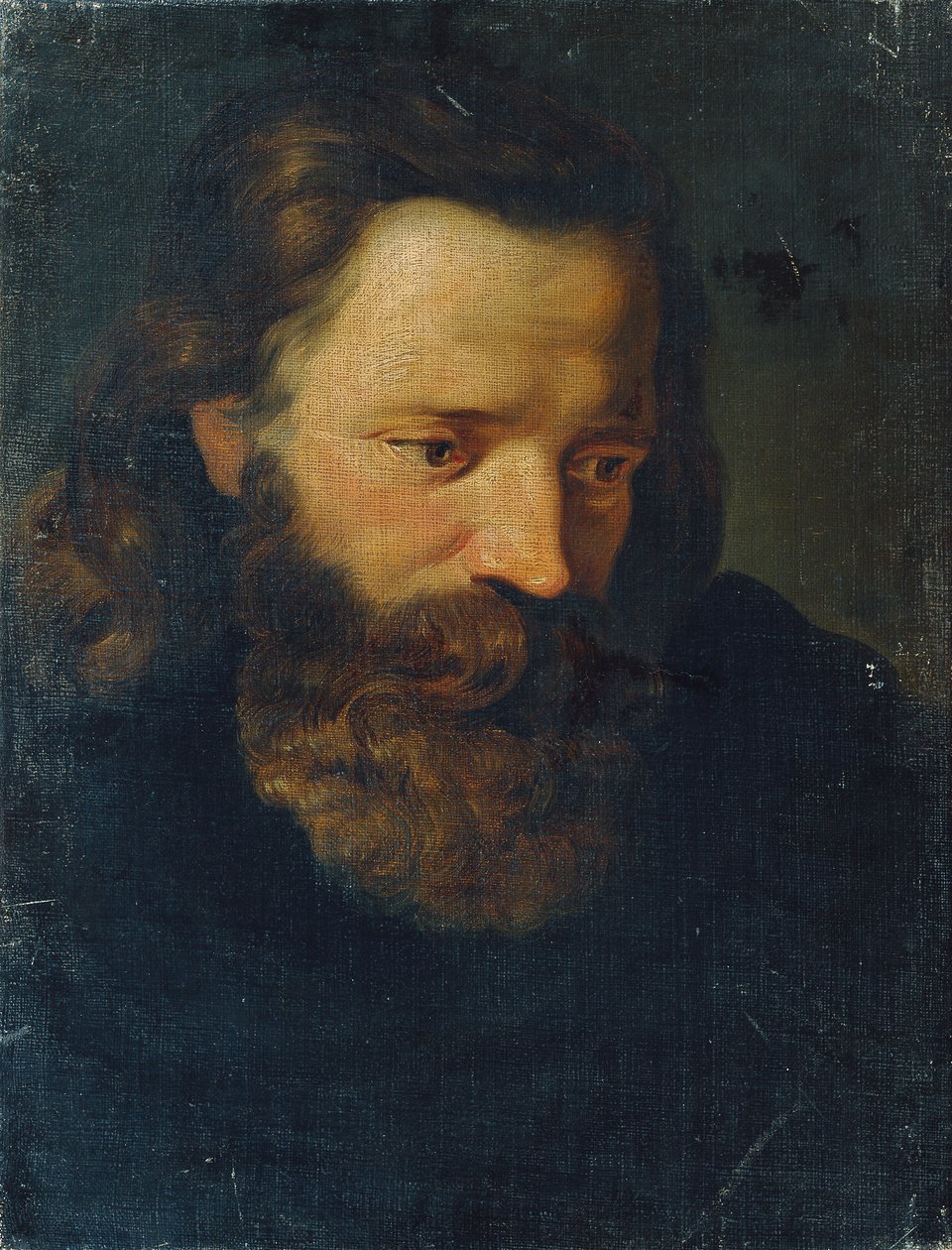 Studio della testa di un uomo barbuto I da Joseph Hasslwander