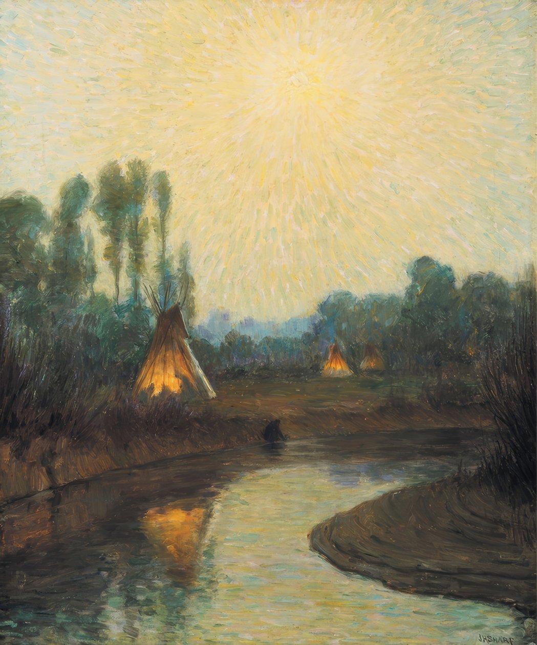 Luce della luna, Riserva dei Corvi da Joseph Henry Sharp
