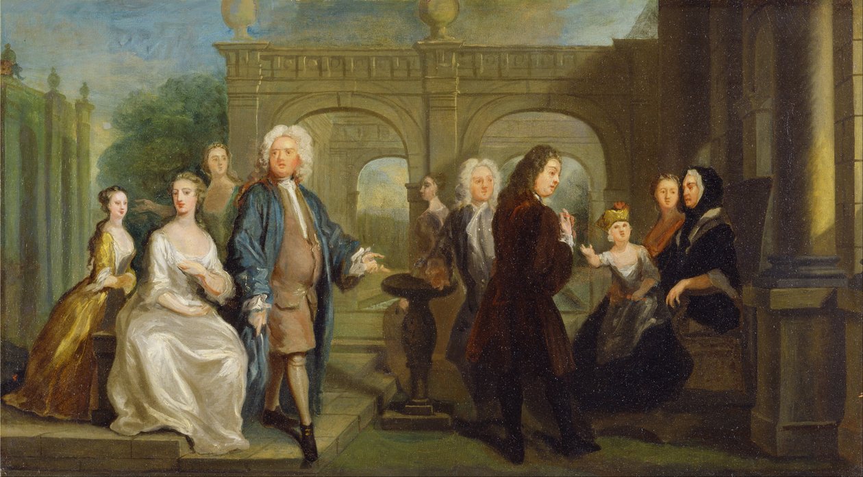 Un pezzo di conversazione in famiglia da Joseph Highmore
