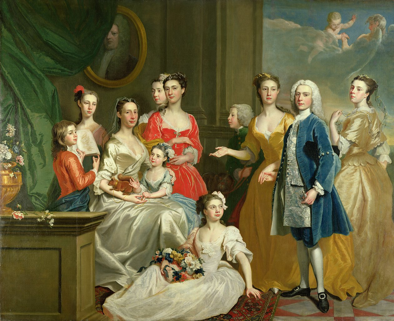 La Famiglia di Eldred Lancelot-Lee, 1736 da Joseph Highmore