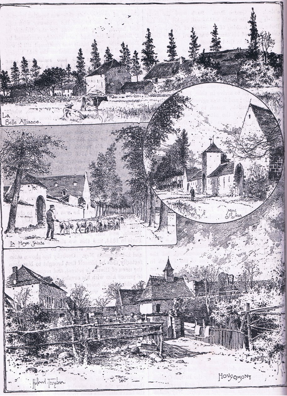 Vedute di Waterloo da Joseph Holland Tringham