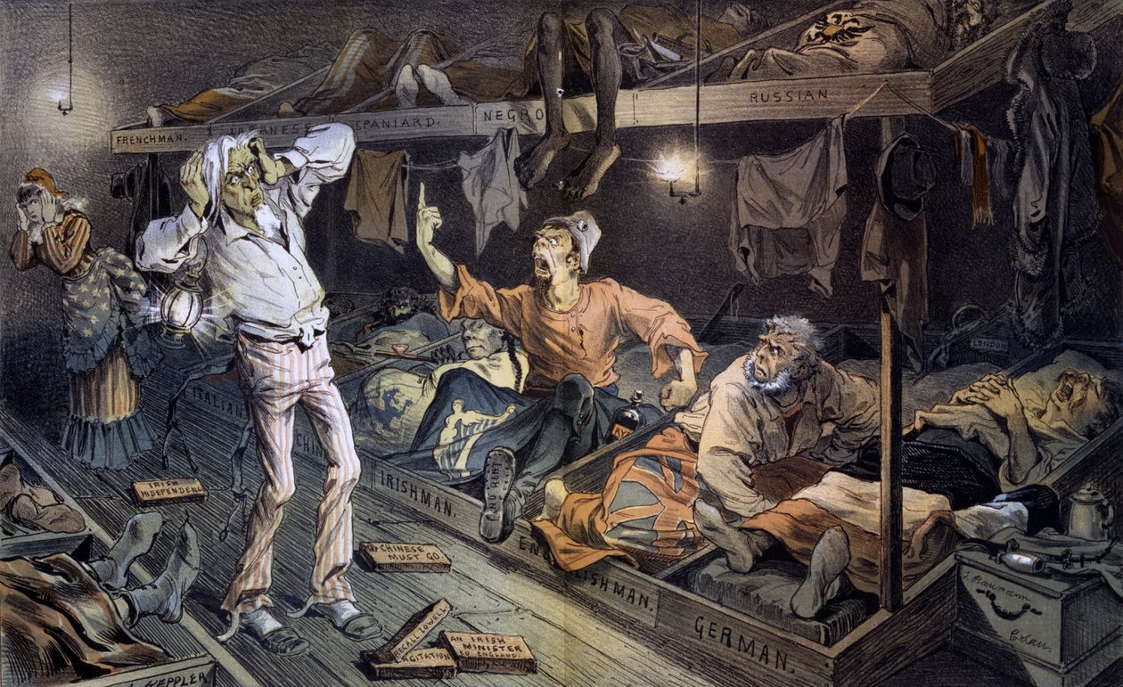 La casa di Uncle Sam da Joseph Keppler