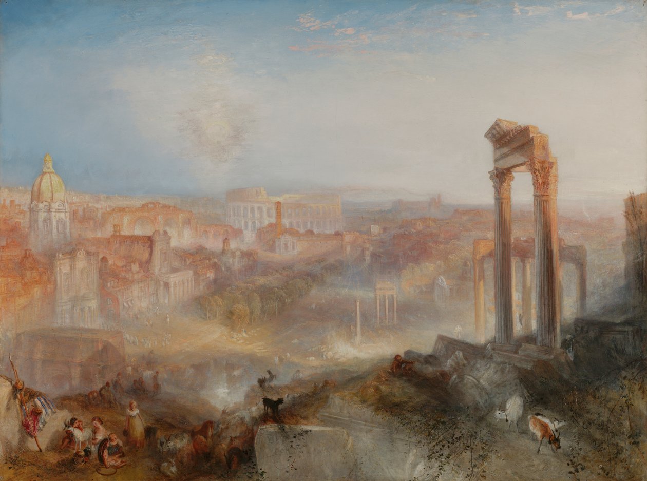 Roma Moderna, Campo Vaccino da Joseph Mallord William Turner