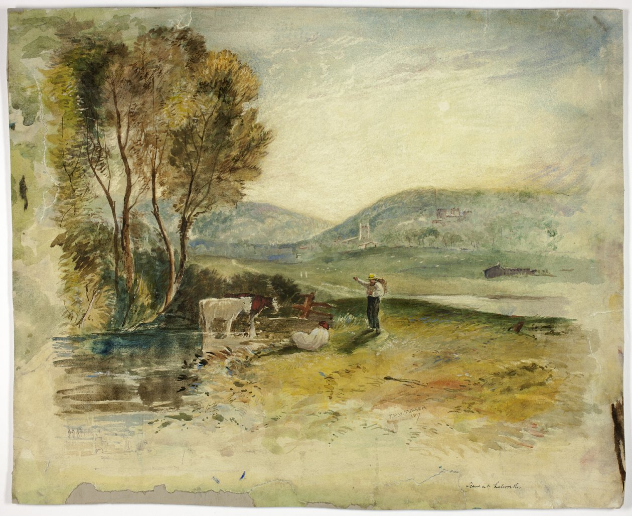 Scena a Lutworth da Joseph Mallord William Turner