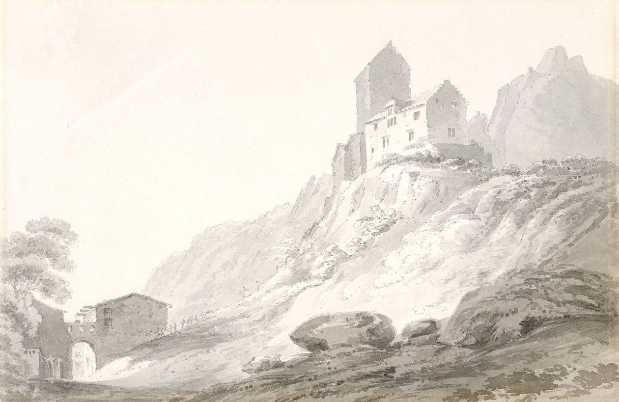 Porta sud di Sargans da Joseph Mallord William Turner
