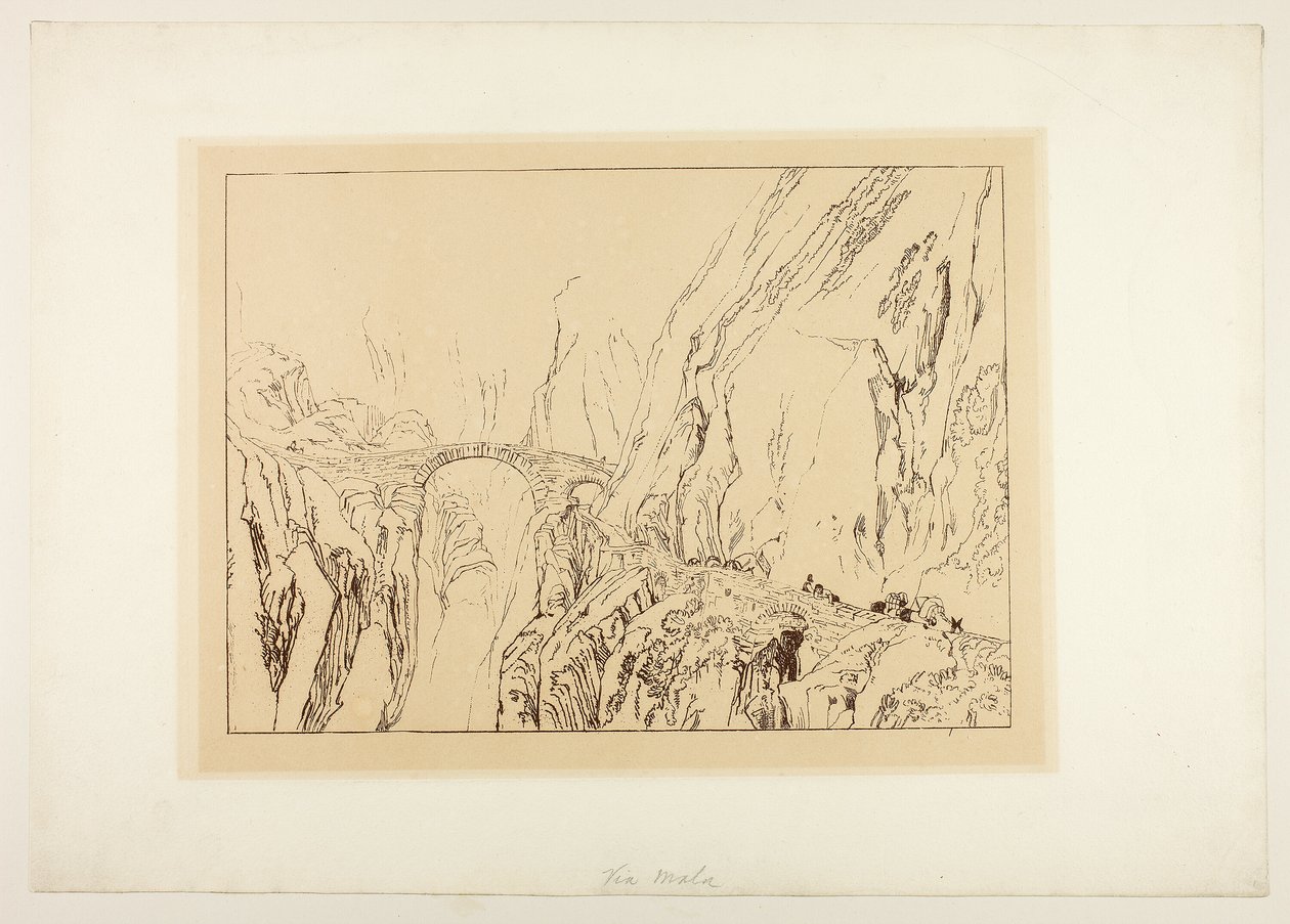 Via Mala da Joseph Mallord William Turner