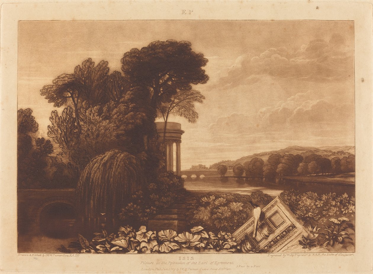 Iside da Joseph Mallord William Turner and William Say