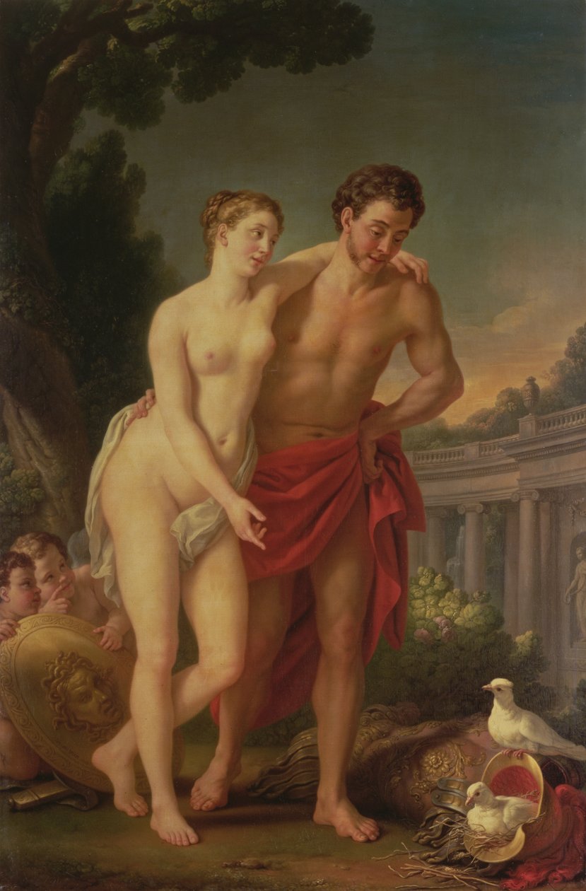 Marte e Venere, 1767-8 da Joseph Marie, the Elder Vien