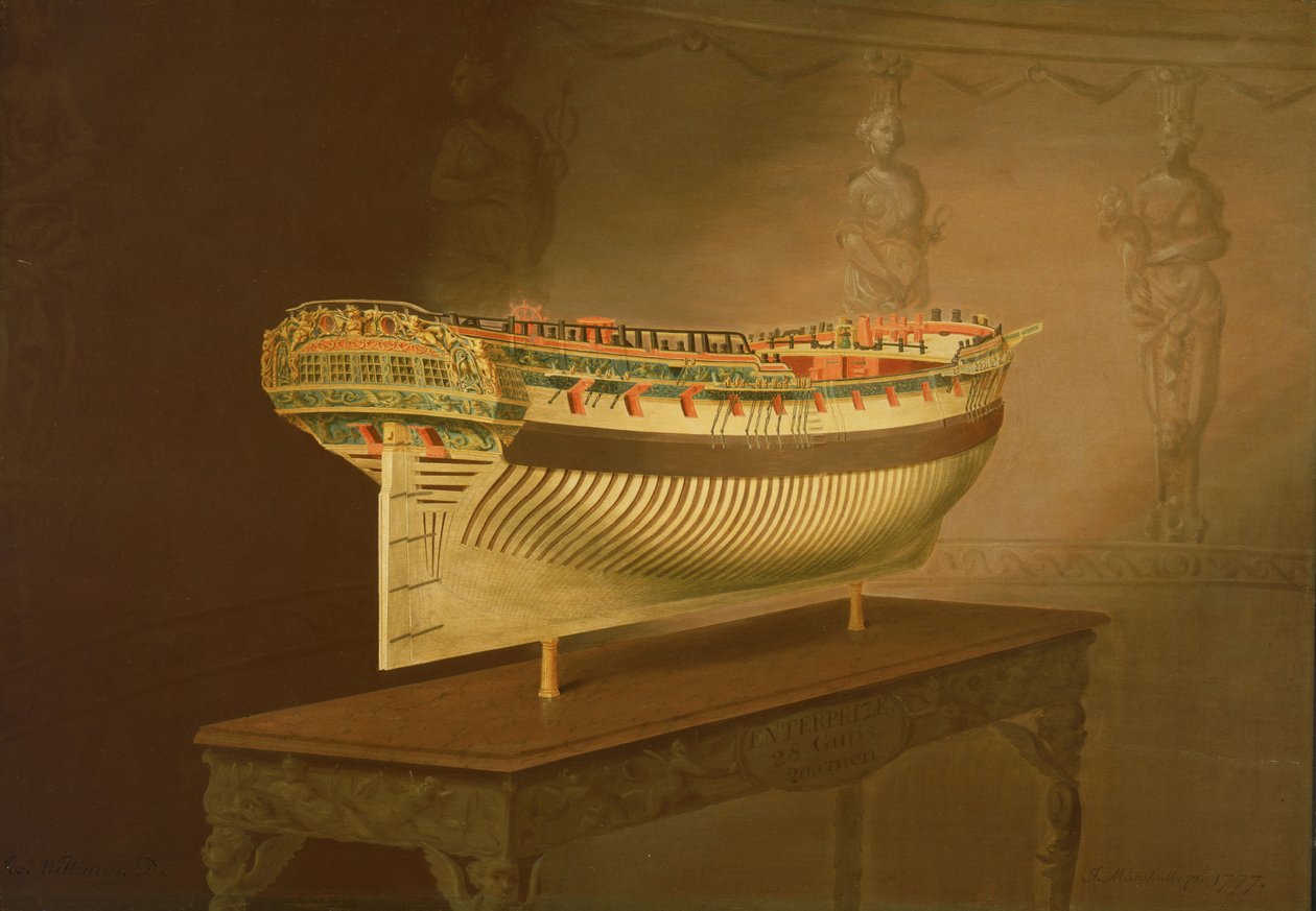 Un modello della HMS 