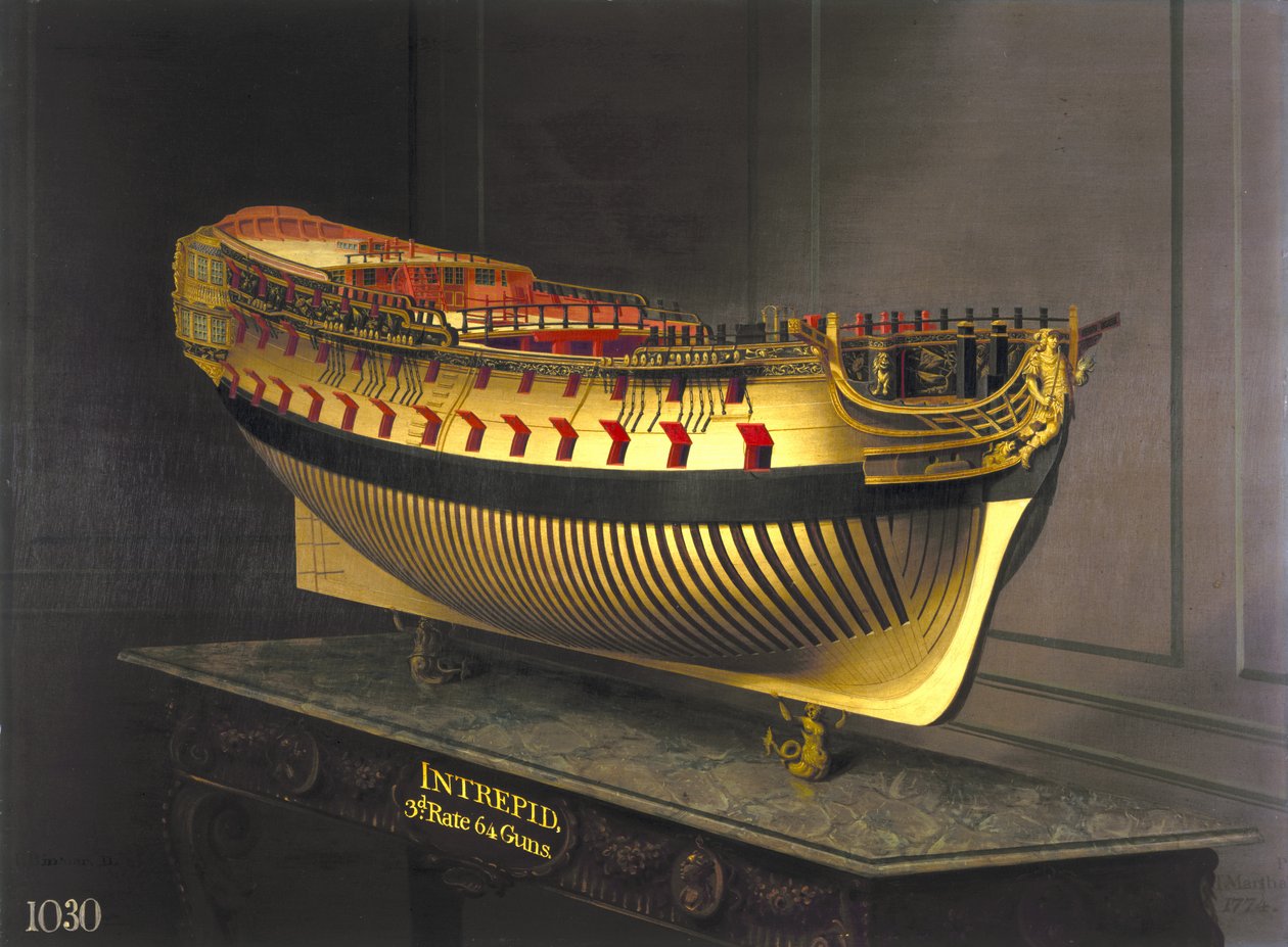 HMS Intrepid, 1773-75 da Joseph Marshall