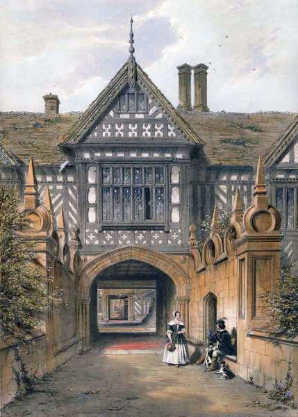 Speke Hall, Lancs da Joseph Nash