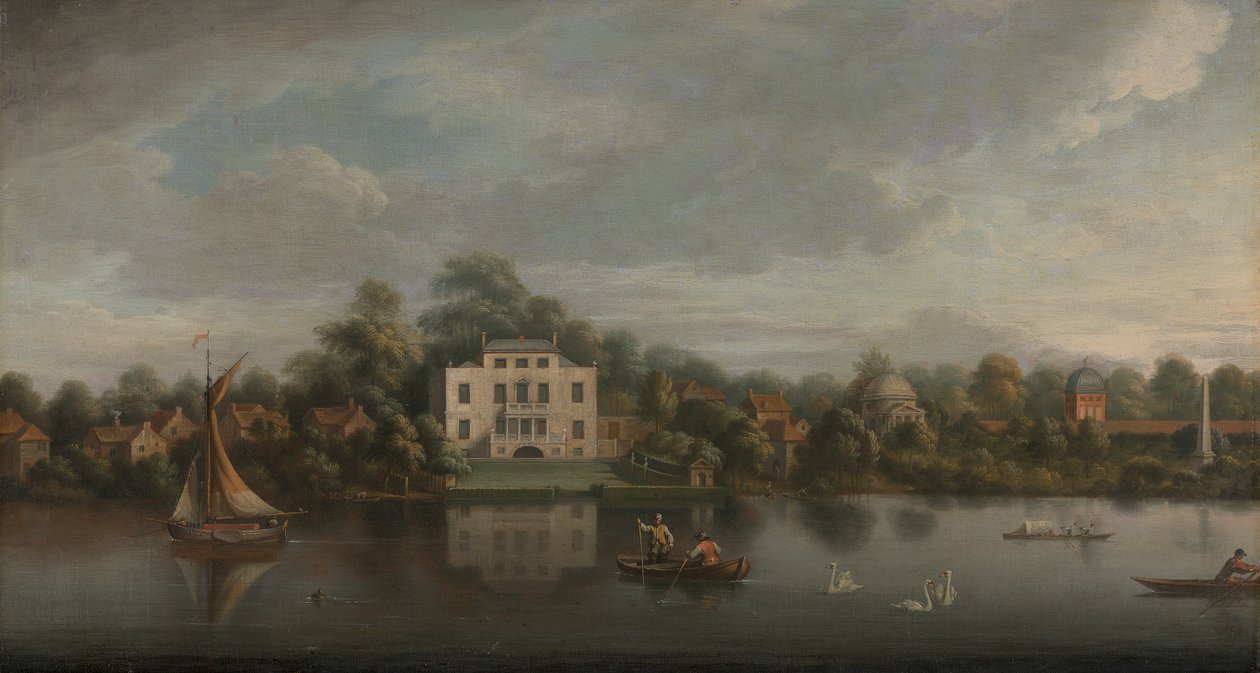 Villa di Pope, Twickenham da Joseph Nickolls
