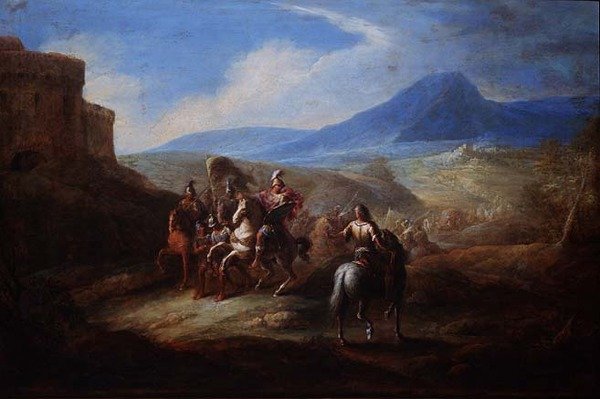 La cavalleria e i loro prigionieri da Joseph Parrocel