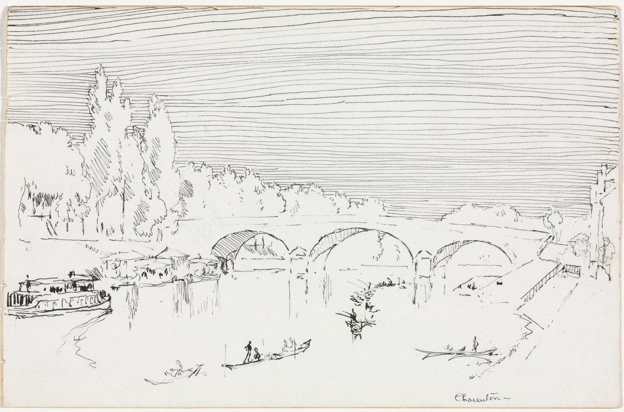 Charenton-le-Pont, ca. 1893 da Joseph Pennell
