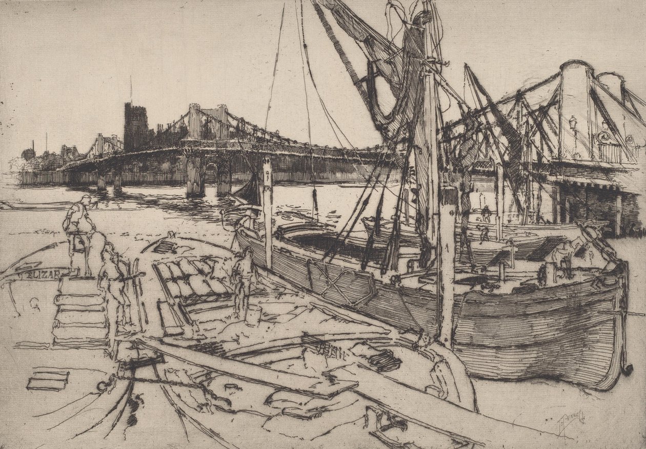 Chelsea, No.II, 1886 da Joseph Pennell