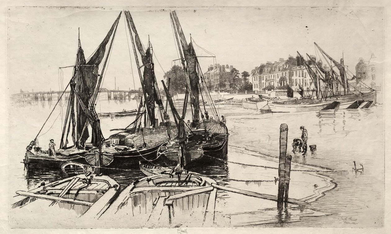 Chelsea, No. 1, 1886 da Joseph Pennell