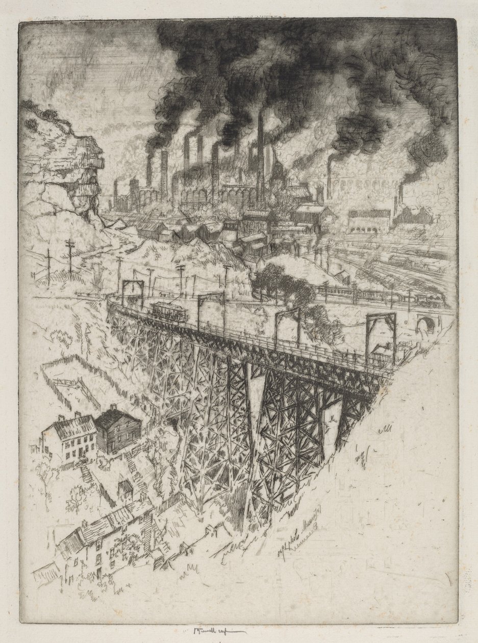 Edgar Thomson Works, Bessemer da Joseph Pennell