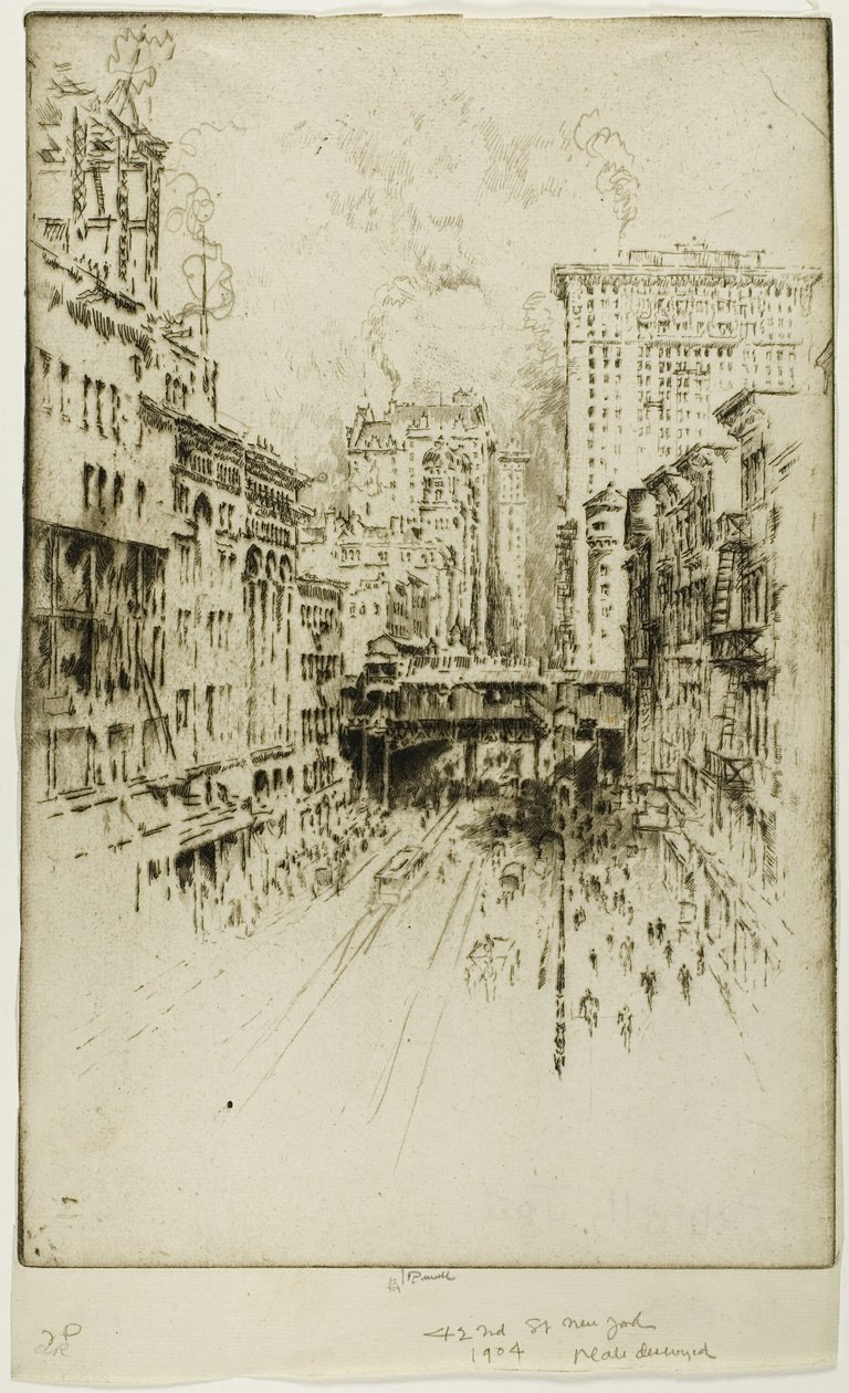 Quarantaduesima Strada da Joseph Pennell