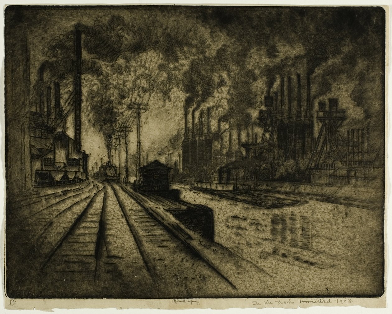 Nella fabbrica, Fattoria da Joseph Pennell