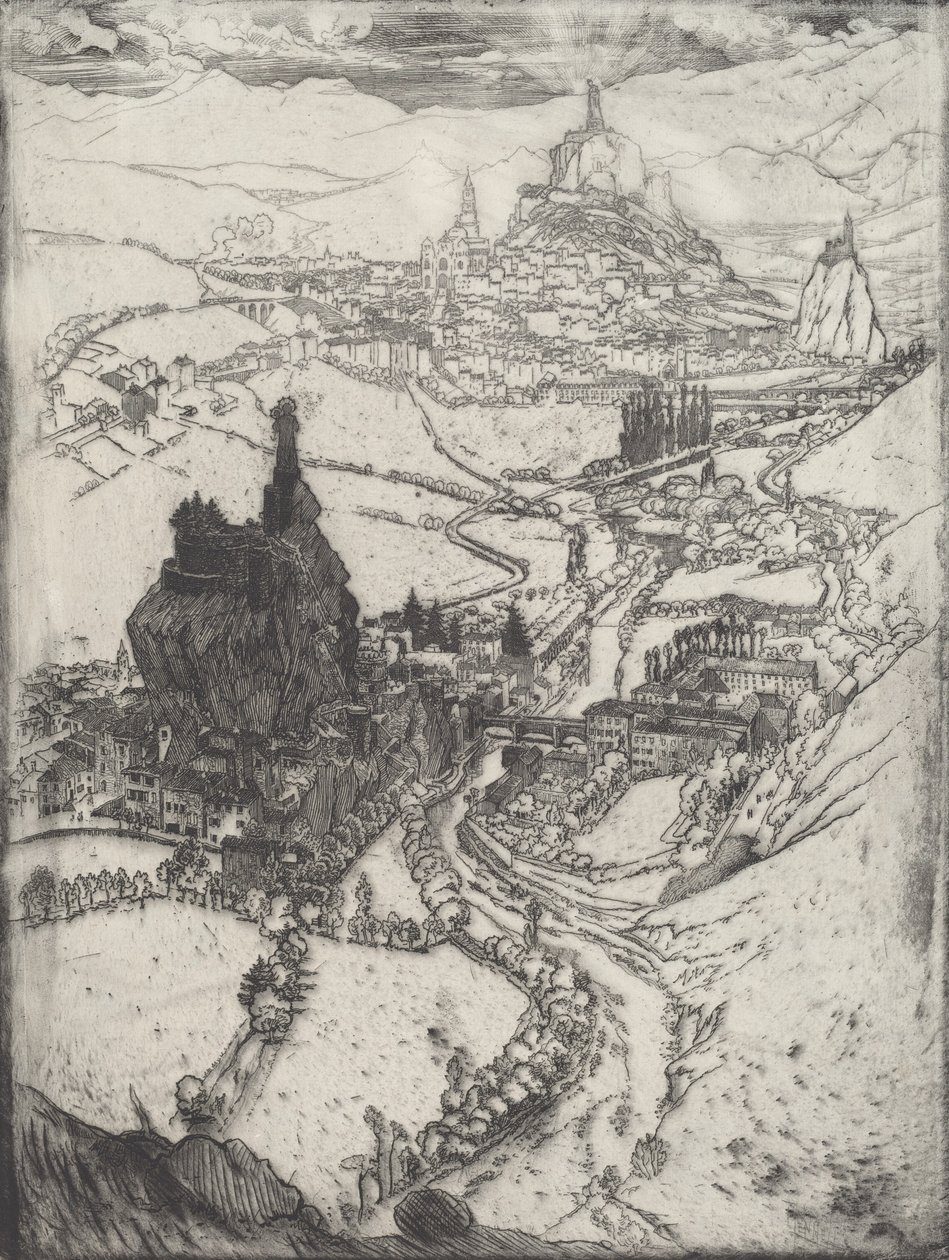 Le Puy, 1894 da Joseph Pennell