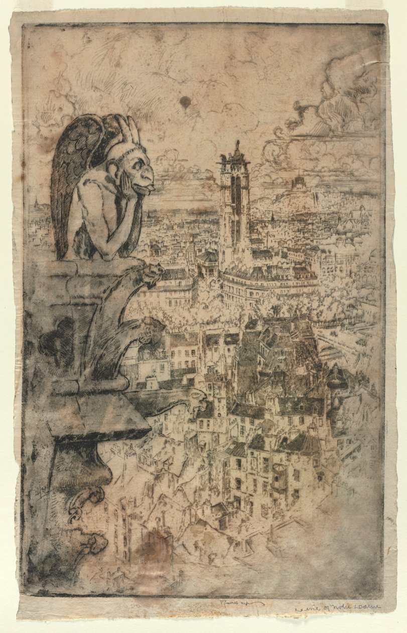 Le Stryge, 1893 da Joseph Pennell