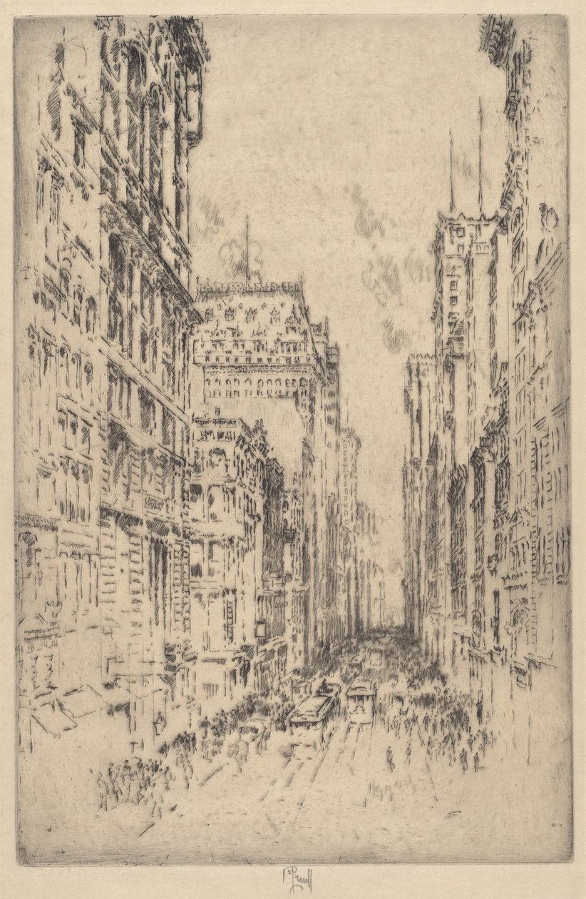 Lower Broadway da Joseph Pennell