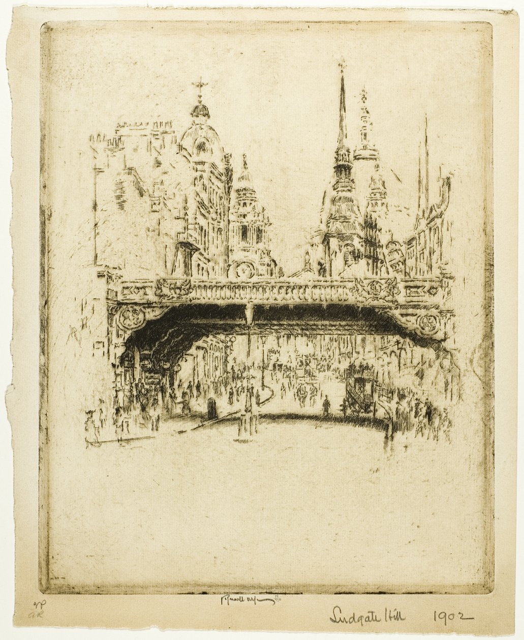 Ludgate Hill da Joseph Pennell