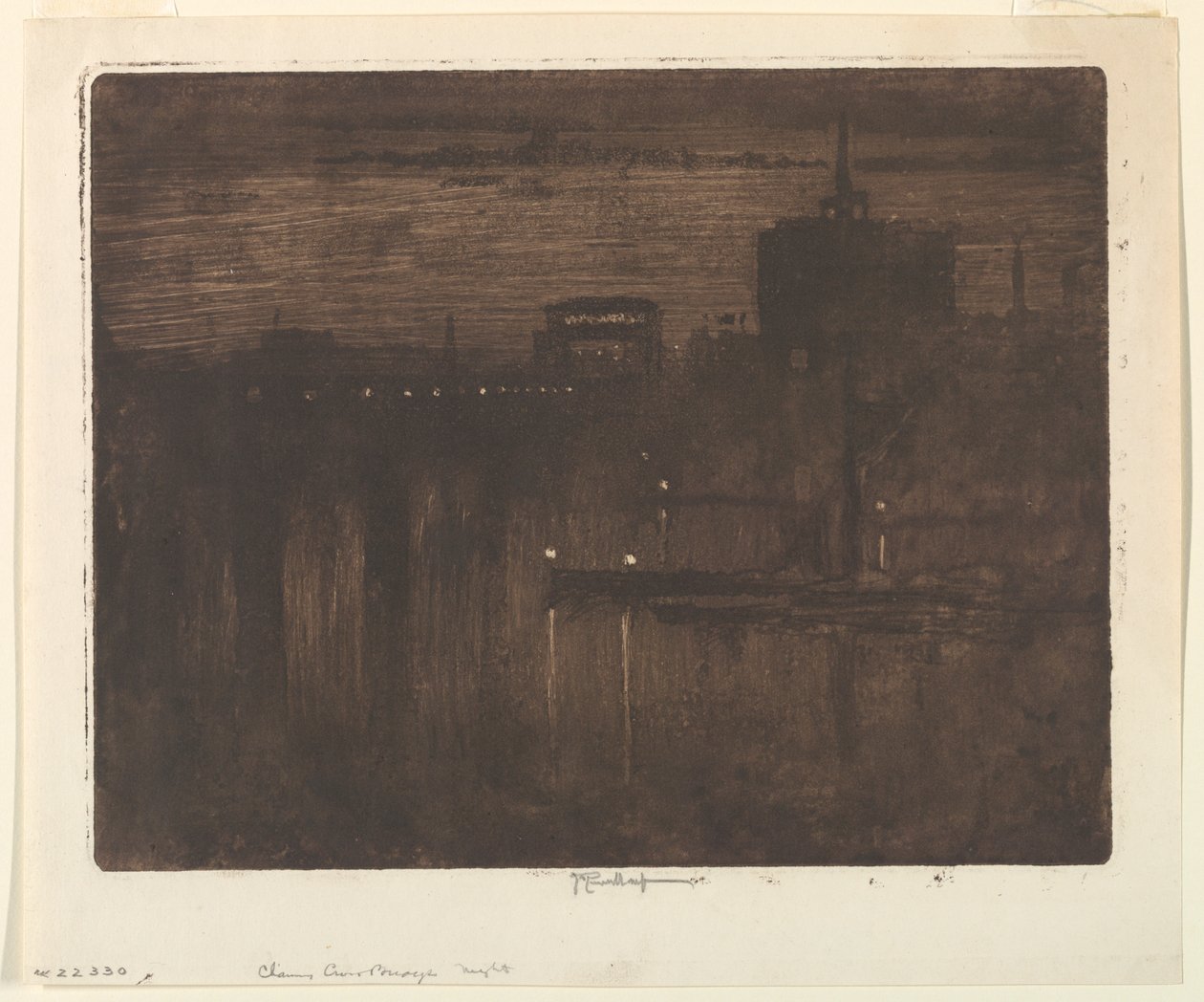 Nebbia del Tamigi da Joseph Pennell